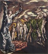 El Greco The Vision of St.John oil